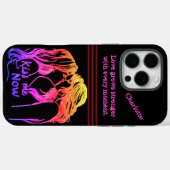 Coques Case-Mate iPhone Femmes partageant amour (Verso (horizontal))