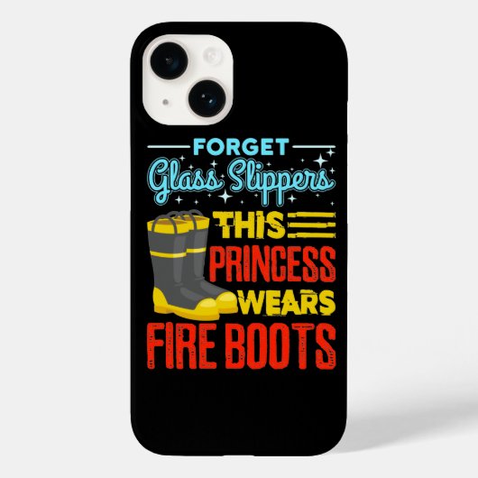 Coques Case-Mate iPhone Femmes Pompiers Cette Princesse Porte Des Bottes D (Verso)