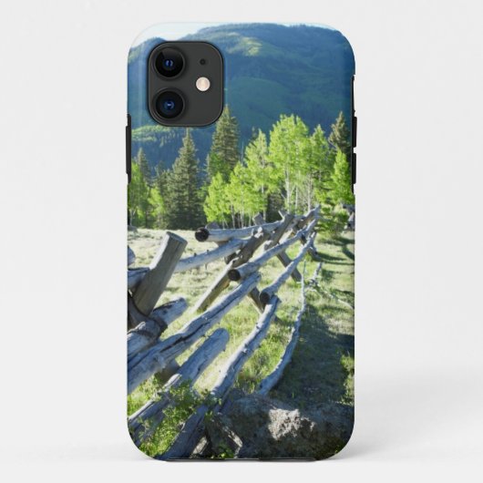 Coques Case-Mate iPhone Fenceline en bois (Dos)
