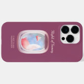 Coques Case-Mate iPhone Fenêtre de l'avion passé (Verso (horizontal))