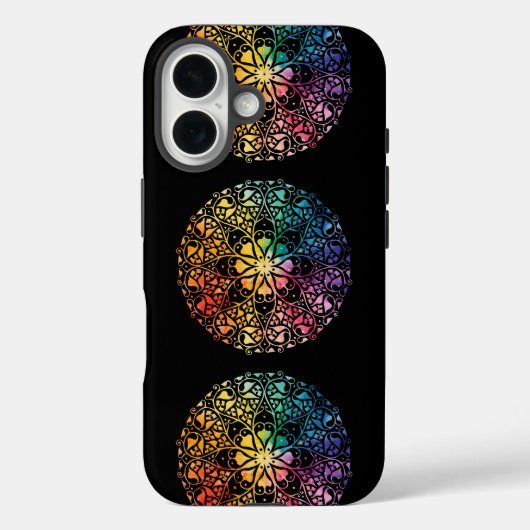 Coques Case-Mate iPhone Fenêtre gothique Fierté arc-en-ciel (Verso)