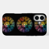 Coques Case-Mate iPhone Fenêtre gothique Fierté arc-en-ciel (Verso (horizontal))