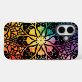 Coques Case-Mate iPhone Fenêtre gothique Fierté arc-en-ciel (Verso (horizontal))
