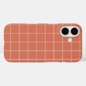 Coques Case-Mate iPhone Fenêtre Tangerine Terracotta (Verso (horizontal))