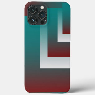 Case-Mate iPhone Case Fenêtres en blanc bordeaux turquoise