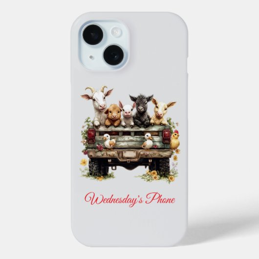 Coques Case-Mate iPhone Ferme Animale Cute Sur Téléphone