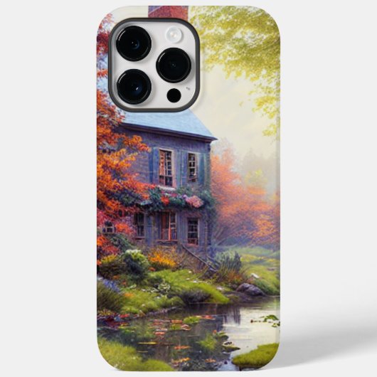 Coques Case-Mate iPhone Ferme/cours d'eau/bois/peinture (Verso)