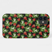 Coques Case-Mate iPhone Ferme de fraises Noir frais (Dos (Horizontal))