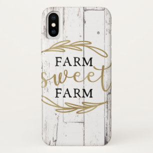 Case-Mate iPhone Case Ferme Douce Ferme Bois Blanc Ferme de Campagne