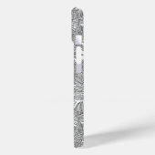 Coques Case-Mate iPhone Ferme en noir et blanc (Verso / Gauche)