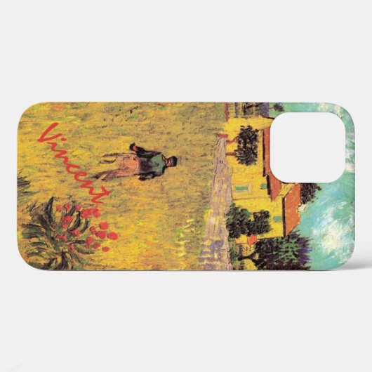 Coques Case-Mate iPhone Ferme en Provence par Vincent van Gogh (Verso (horizontal))