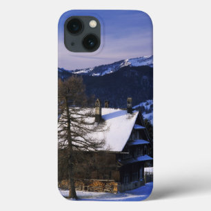 Etui iPhone 13 Ferme et mont Rigi et Pilatus,