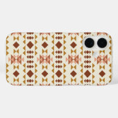 Coques Case-Mate iPhone Ferme moderne Rustique Terracotta Art géométrique (Verso (horizontal))