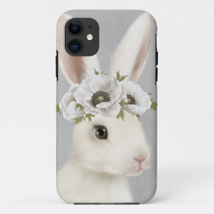 Case-Mate iPhone Case ferme vintage moderne lapin blanc