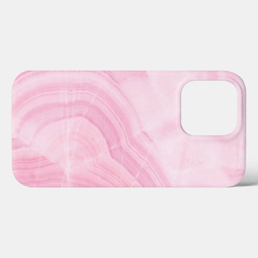 Coques Case-Mate iPhone Fermer le marbre rose (Verso (horizontal))
