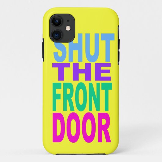 COQUES Case-Mate iPhone FERMEZ L'ENTRÉE PRINCIPALE (Dos)