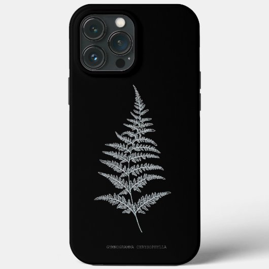 Coques Case-Mate iPhone Fern - Gymnogramma Chrysophylla. Effet de rayons X (Verso)