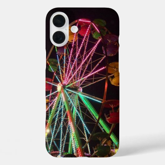 Coques Case-Mate iPhone Ferris Wheel at Night Photo (Verso)