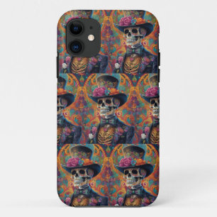 Case-Mate iPhone Case Festif Calaveras Hommage : Splendeur crâne de sucr