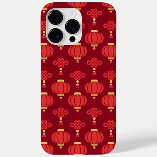 Coques Case-Mate iPhone Festif Chinois Nouvel An Lanternes rouges (Verso)