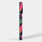 Coques Case-Mate iPhone Festif personnalisé Neon Snowflakes (Verso / Droite)