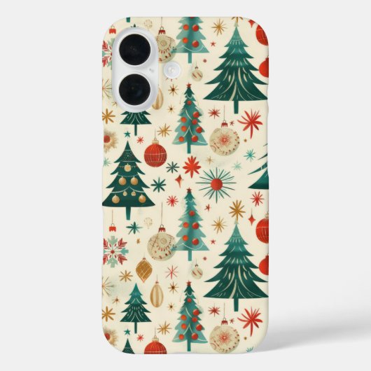 Coques Case-Mate iPhone Festif Vacances d'hiver Motif (Verso)
