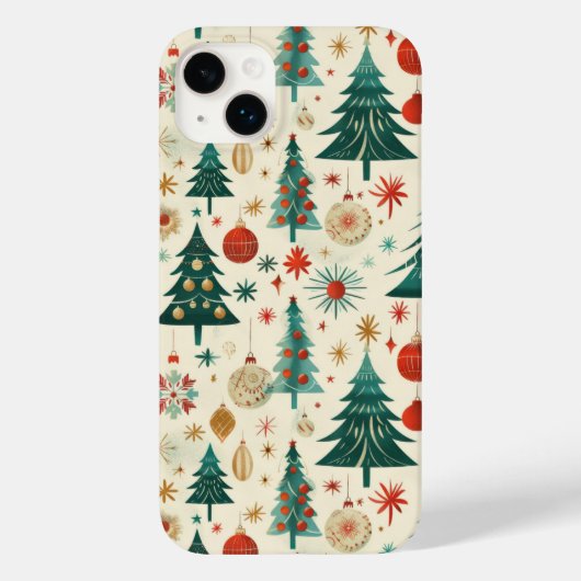 Coques Case-Mate iPhone Festif Vacances d'hiver Motif (Verso)