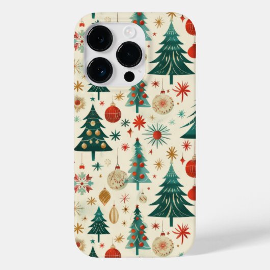 Coques Case-Mate iPhone Festif Vacances d'hiver Motif (Verso)