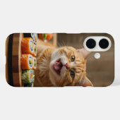 Coques Case-Mate iPhone Festin de chat sushi (Verso (horizontal))