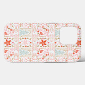 Coques Case-Mate iPhone Festin Pastel Joyeux Noël (Verso (horizontal))