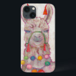 Coques Pour iPhone Festival de l'aquarelle Llama<br><div class="desc">Festival Llama Artiste : Chariklia Zarris</div>