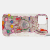 Coques Case-Mate iPhone Festival de l'aquarelle Llama (Verso (horizontal))