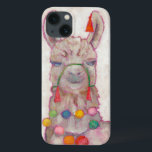 Coques Pour iPhone Festival de l'aquarelle Llama<br><div class="desc">Festival Llama Artiste : Chariklia Zarris</div>