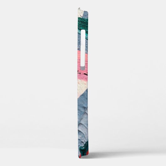 Coques Case-Mate iPhone Festival du printemps. Peinture à texture multicol (Verso / Gauche)