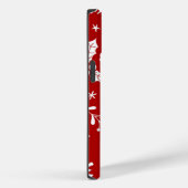 Coques Case-Mate iPhone Festive Christmas Background (Verso / Droite)