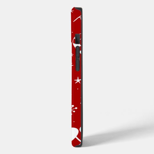 Coques Case-Mate iPhone Festive Christmas Background (Verso / Gauche)