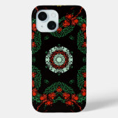 Coques Case-Mate iPhone Festive Dot Mandala (Verso)