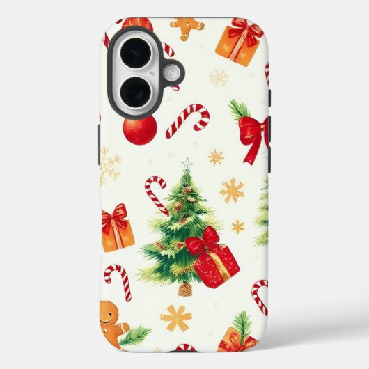Coques Case-Mate iPhone Festive Holiday Cheer (Verso)