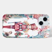 Coques Case-Mate iPhone Festive Noël Nutcracker Holiday (Verso (horizontal))
