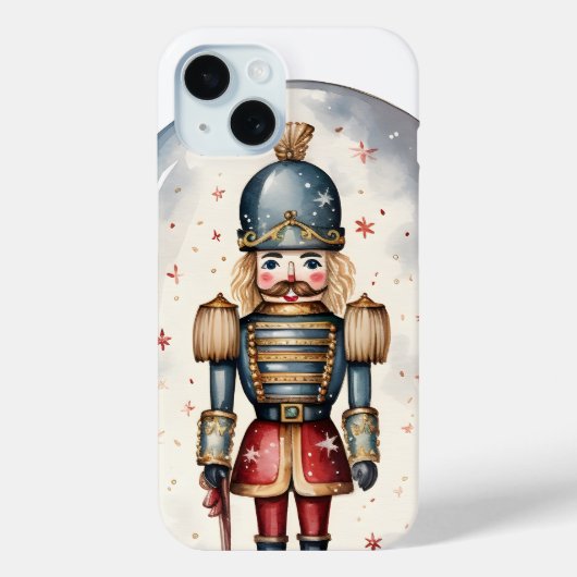 Coques Case-Mate iPhone Festive Noël Nutcracker Holiday (Verso)
