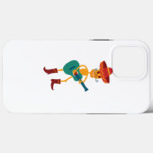 Coques Case-Mate iPhone Festive Skeleton Guitar Player (Verso (horizontal))