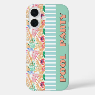 COQUES iPhone 16 FÊTE AU BORD DE LA PISCINE