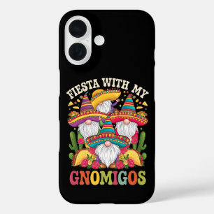 Coques iPhone 16 Fête avec mes Gnomigos Gnome Cinco De Mayo