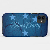 Coques Case-Mate iPhone Fête Blues ll (Dos (Horizontal))