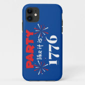 Coques Case-Mate iPhone FÊTE COMME C'EST 1776 drôle fête d'indépendance (Dos)