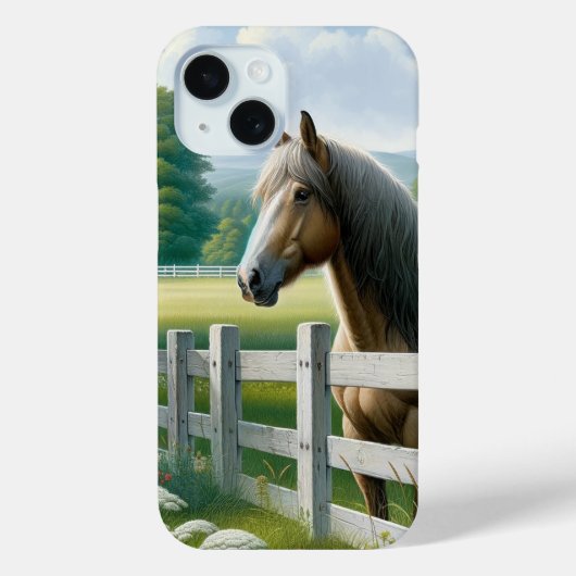 Coques Case-Mate iPhone Fête d'anniversaire Country Pony Horse (Verso)