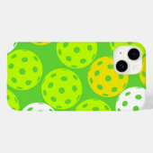 Coques Case-Mate iPhone Fête d'anniversaire Pickleball Vert Mignon Sports (Verso (horizontal))