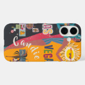 Coques Case-Mate iPhone Fête de Bachelorette de Las Vegas Vintage  (Verso (horizontal))