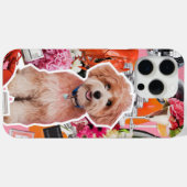 Coques Case-Mate iPhone Fête de chien glamour Collage (Verso (horizontal))