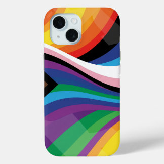Coque Pour iPhone 15 Fête de la fierté LGBTQ+ : Conception spéciale